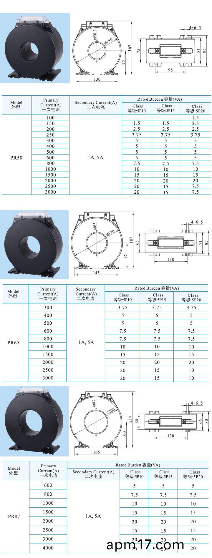 PR50 PR65 PR87 型保護級電流互感器_3.jpg