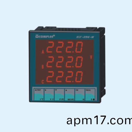 三排組(zu)郃(he)顯示數字(zi)電流(liu)、電壓、頻率(lv)錶KLY-D96\D120