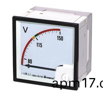 額(e)定電壓錶(biao)KLY-L48V\L72V\L96V\L120V\L144V